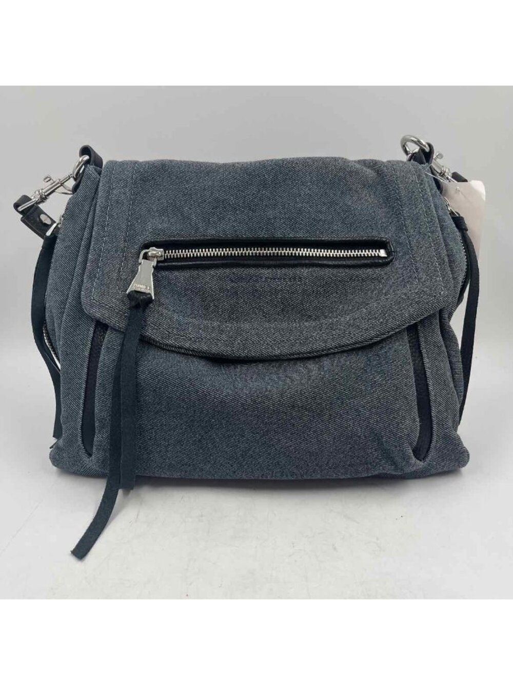 Aimee Kestenberg Chambray Style Women's Blue Solid Purse